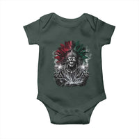 Ancient Aztec King Baby Onesie Calabera Azteca Mexican Skull Skeleton