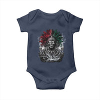 Ancient Aztec King Baby Onesie Calabera Azteca Mexican Skull Skeleton