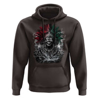 Ancient Aztec King Hoodie Calabera Azteca Mexican Skull Skeleton