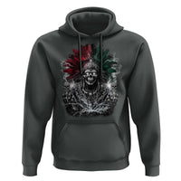Ancient Aztec King Hoodie Calabera Azteca Mexican Skull Skeleton