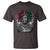 Ancient Aztec King T Shirt Calabera Azteca Mexican Skull Skeleton
