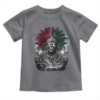 Ancient Aztec King Toddler T Shirt Calabera Azteca Mexican Skull Skeleton