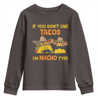 Funny Mexican Youth Sweatshirt Adult Humor Mexican Food Taco Nacho