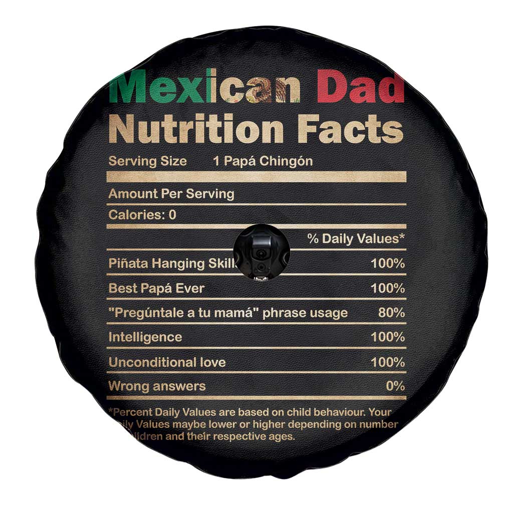 Mexican Dad Spare Tire Cover Regalo Para Papa Nutrition Facts