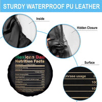 Mexican Dad Spare Tire Cover Regalo Para Papa Nutrition Facts