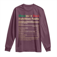 Mexican Dad Long Sleeve Shirt Regalo Para Papa Nutrition Facts