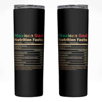 Mexican Dad Skinny Tumbler Regalo Para Papa Nutrition Facts
