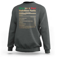 Mexican Dad Sweatshirt Regalo Para Papa Nutrition Facts