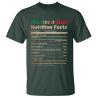 Mexican Dad T Shirt Regalo Para Papa Nutrition Facts