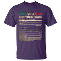 Mexican Dad T Shirt Regalo Para Papa Nutrition Facts