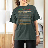 Mexican Dad T Shirt For Women Regalo Para Papa Nutrition Facts