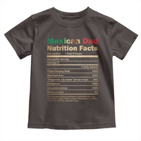 Mexican Dad Toddler T Shirt Regalo Para Papa Nutrition Facts