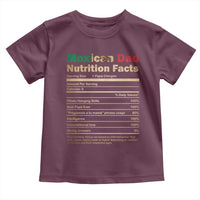 Mexican Dad Toddler T Shirt Regalo Para Papa Nutrition Facts