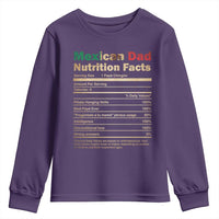 Mexican Dad Youth Sweatshirt Regalo Para Papa Nutrition Facts