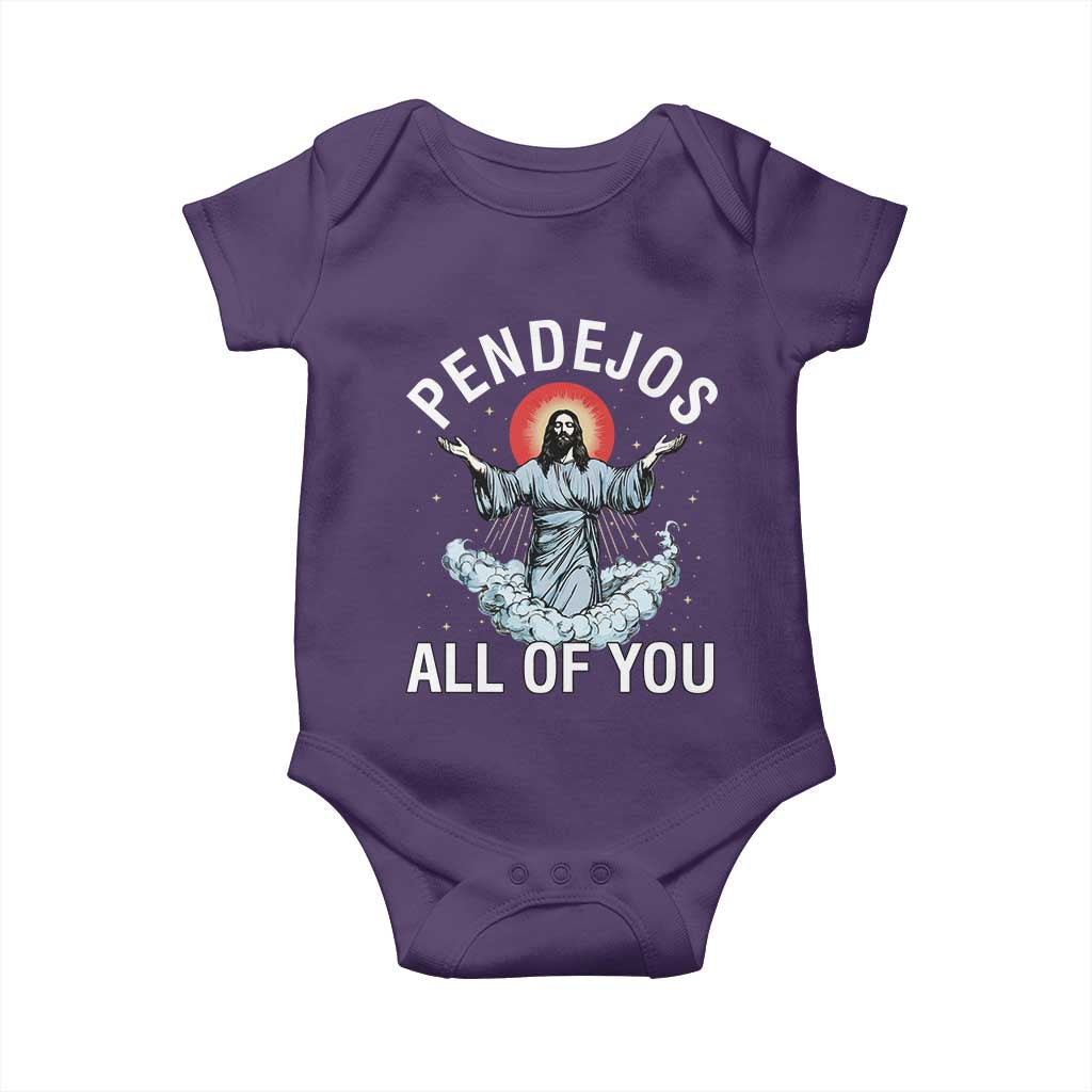 Jesus Sarcastic Humor Baby Onesie Pendejos All Of You