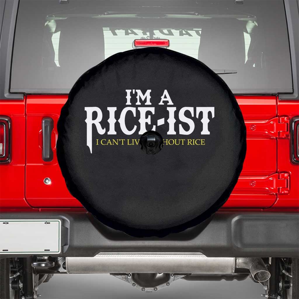 Rice Lover Spare Tire Cover Im a Rice-Ist Rice Asian Food Humor