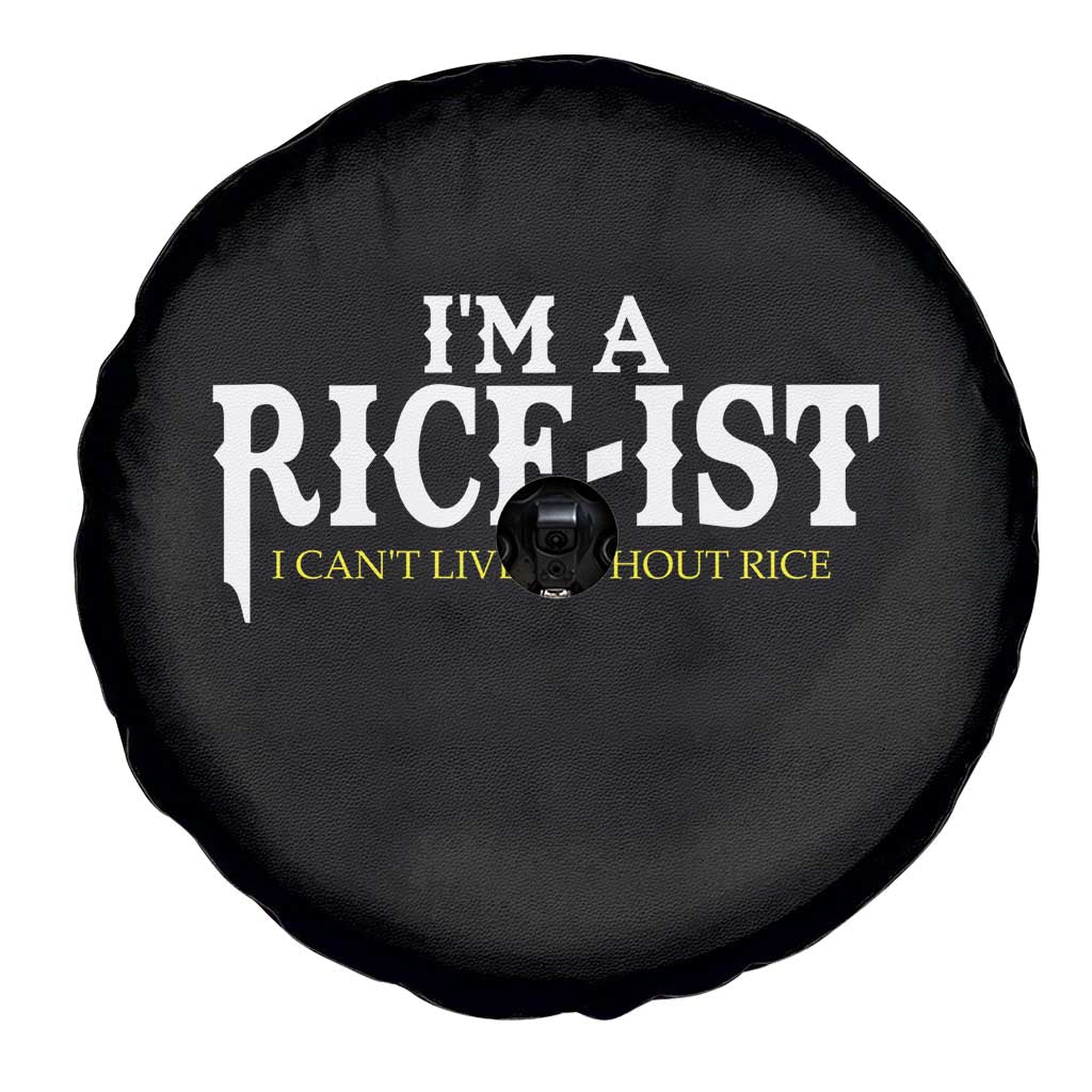Rice Lover Spare Tire Cover Im a Rice-Ist Rice Asian Food Humor