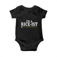Rice Lover Baby Onesie Im a Rice-Ist Rice Asian Food Humor