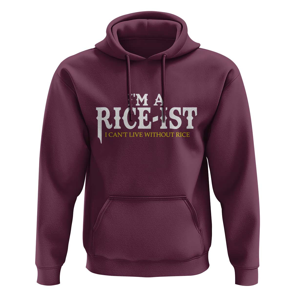 Rice Lover Hoodie Im a Rice-Ist Rice Asian Food Humor