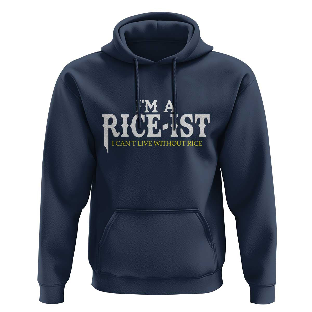 Rice Lover Hoodie Im a Rice-Ist Rice Asian Food Humor
