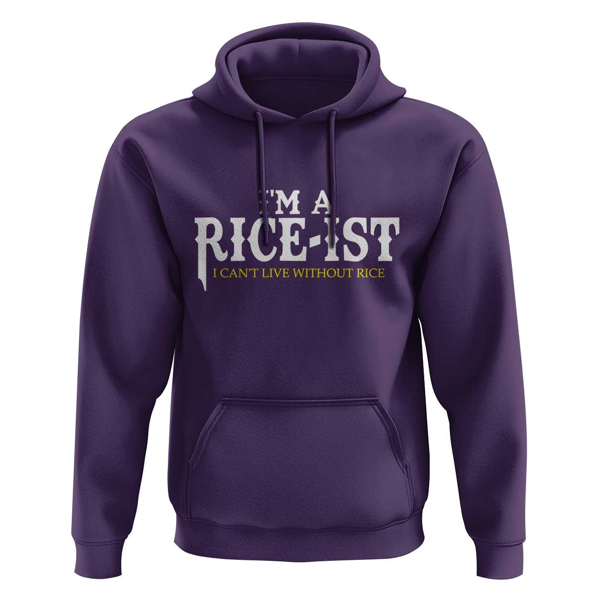 Rice Lover Hoodie Im a Rice-Ist Rice Asian Food Humor