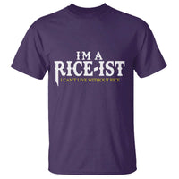 Rice Lover T Shirt Im a Rice-Ist Rice Asian Food Humor
