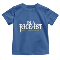 Rice Lover Toddler T Shirt Im a Rice-Ist Rice Asian Food Humor