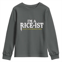 Rice Lover Youth Sweatshirt Im a Rice-Ist Rice Asian Food Humor
