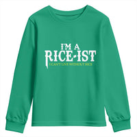 Rice Lover Youth Sweatshirt Im a Rice-Ist Rice Asian Food Humor
