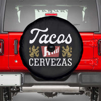 Tacos And Cervezas Spare Tire Cover Mexican Food Beer Humor