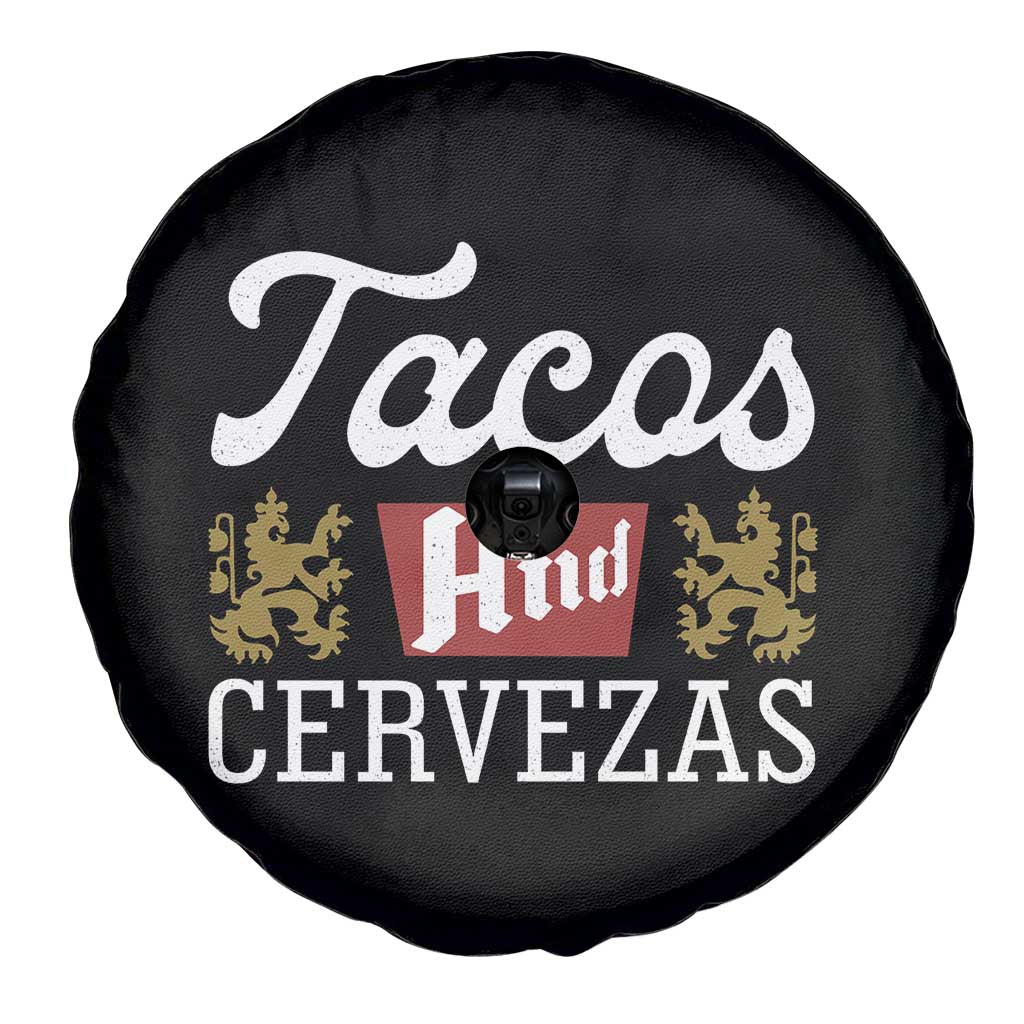 Tacos And Cervezas Spare Tire Cover Mexican Food Beer Humor