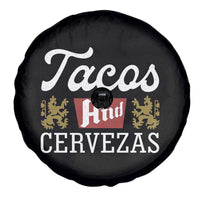 Tacos And Cervezas Spare Tire Cover Mexican Food Beer Humor