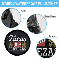 Tacos And Cervezas Spare Tire Cover Mexican Food Beer Humor