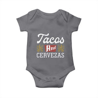 Tacos And Cervezas Baby Onesie Mexican Food Beer Humor