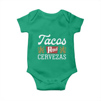 Tacos And Cervezas Baby Onesie Mexican Food Beer Humor