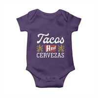 Tacos And Cervezas Baby Onesie Mexican Food Beer Humor