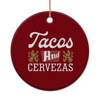 Tacos And Cervezas Ceramic Ornament Mexican Food Beer Humor