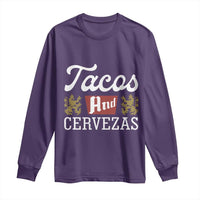 Tacos And Cervezas Long Sleeve Shirt Mexican Food Beer Humor