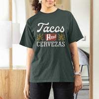 Tacos And Cervezas T Shirt For Women Mexican Food Beer Humor