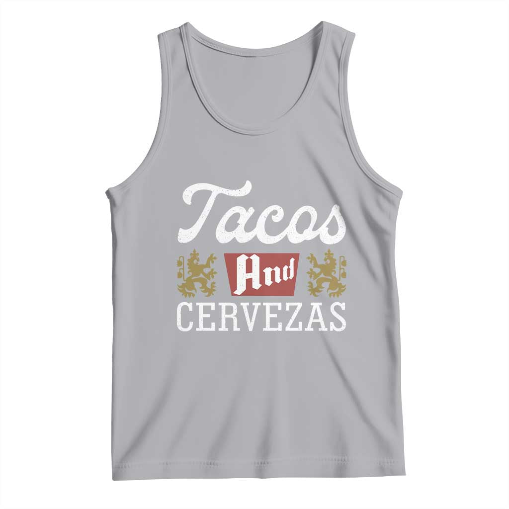 Tacos And Cervezas Tank Top Mexican Food Beer Humor