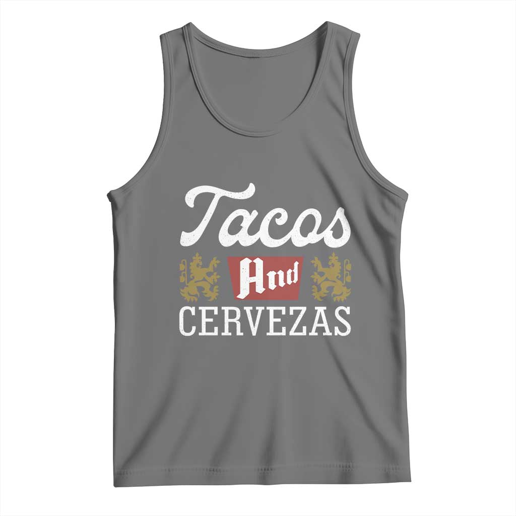 Tacos And Cervezas Tank Top Mexican Food Beer Humor