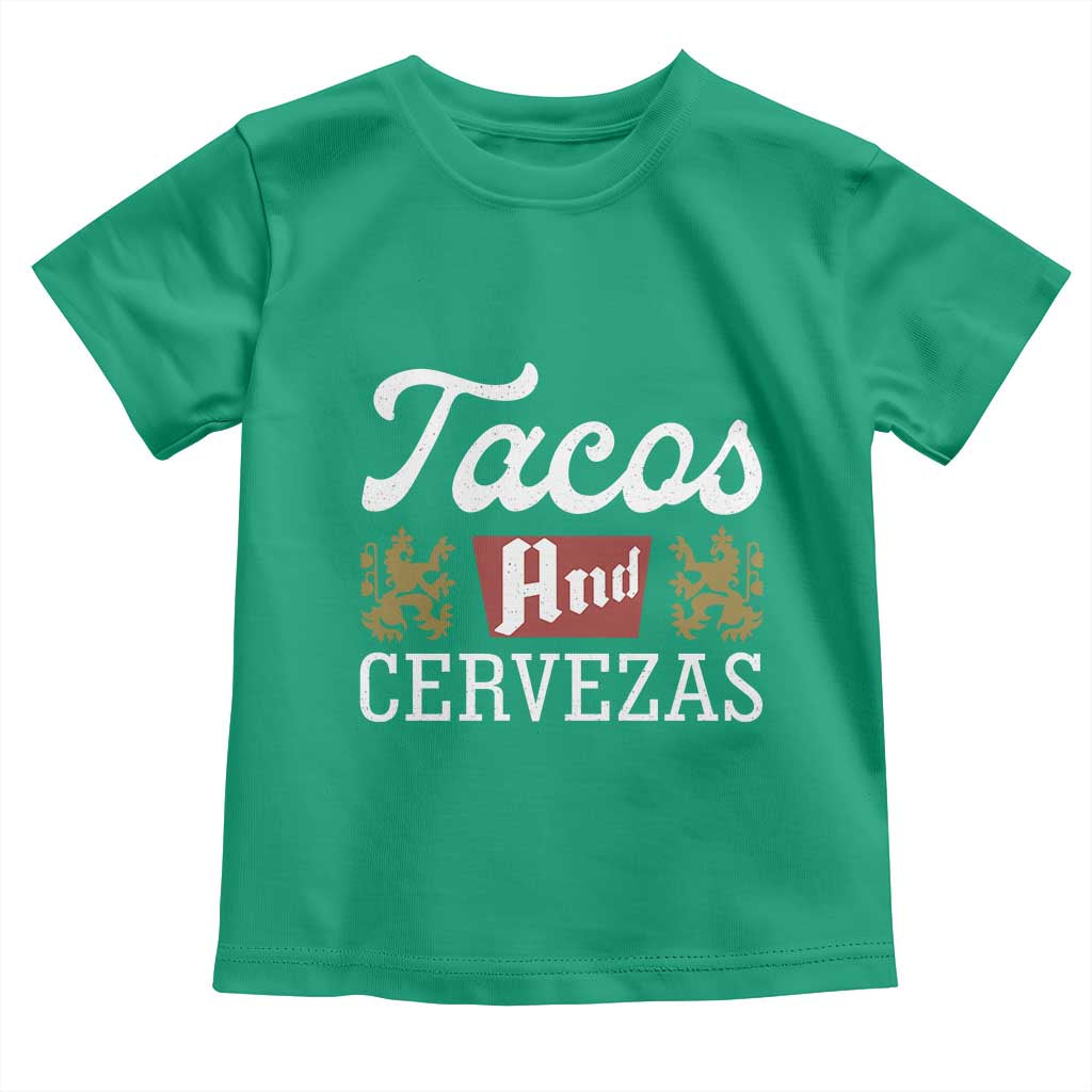 Tacos And Cervezas Toddler T Shirt Mexican Food Beer Humor