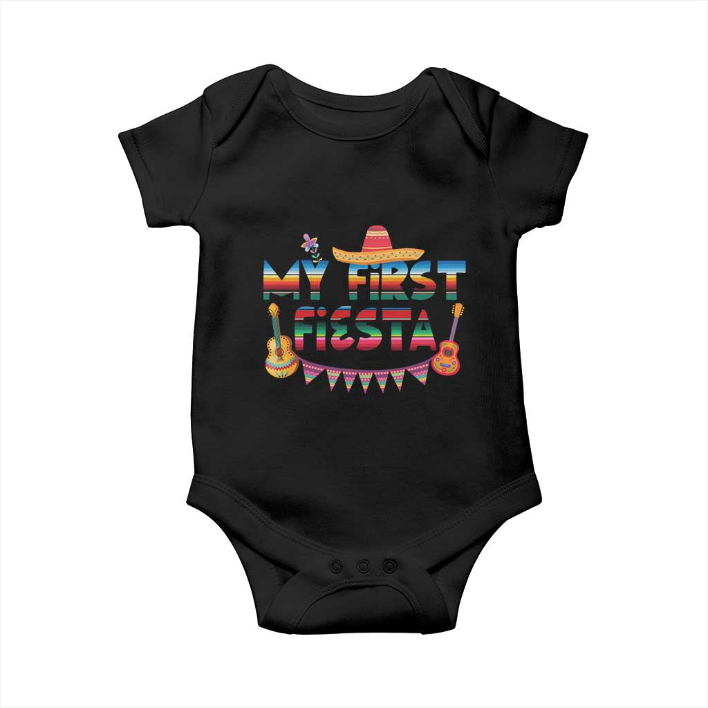 My First Fiesta Baby Onesie Baby Cinco De Mayo Mexican Fiesta Outfit