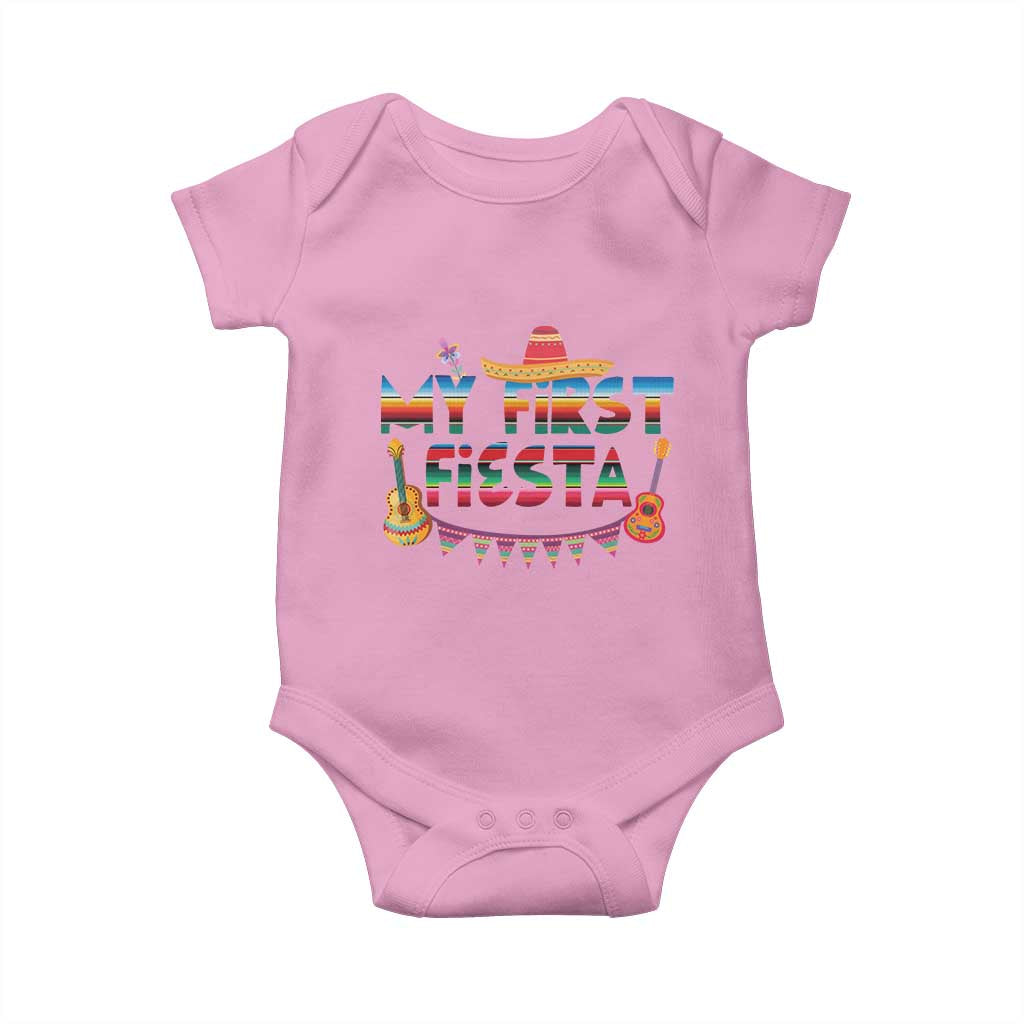 My First Fiesta Baby Onesie Baby Cinco De Mayo Mexican Fiesta Outfit