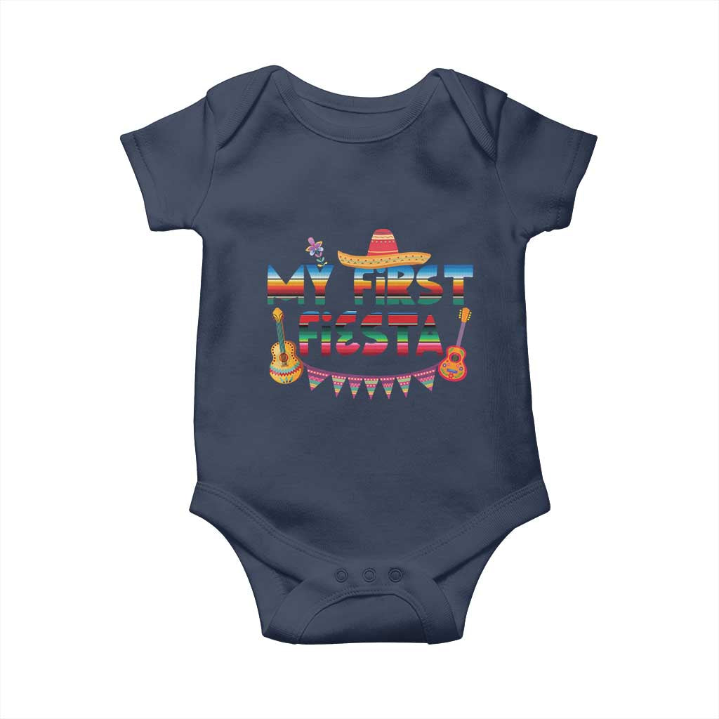 My First Fiesta Baby Onesie Baby Cinco De Mayo Mexican Fiesta Outfit