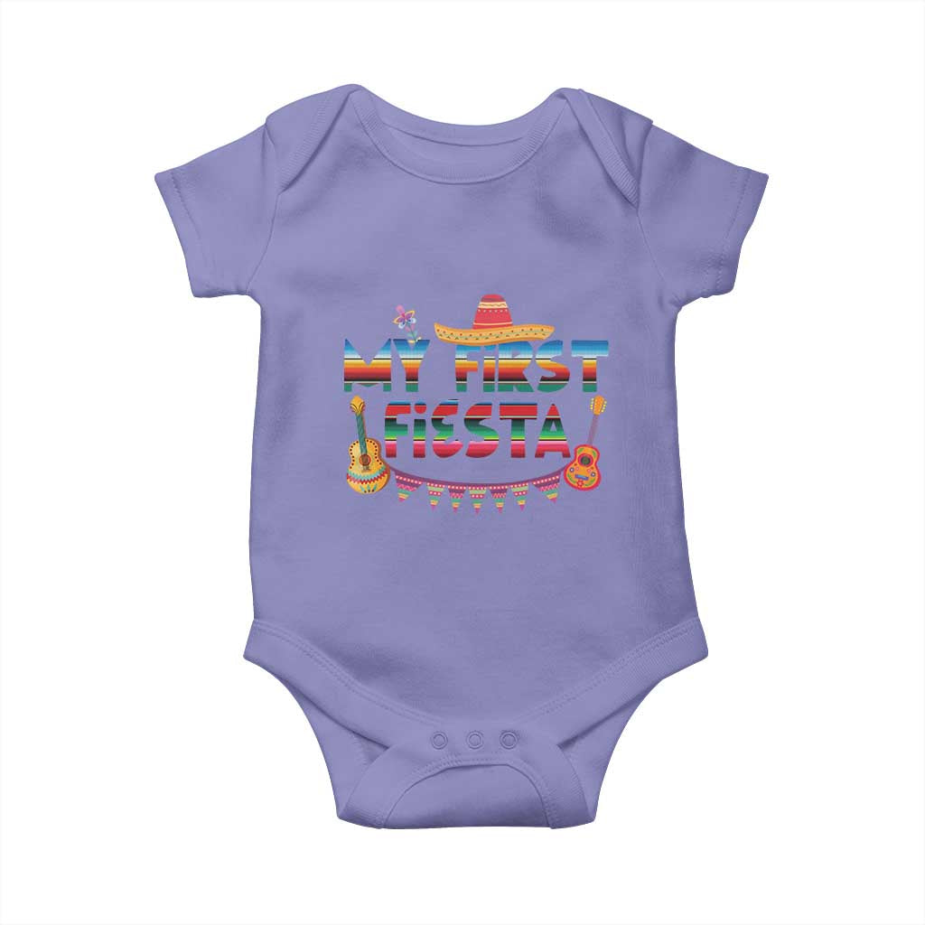 My First Fiesta Baby Onesie Baby Cinco De Mayo Mexican Fiesta Outfit