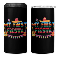 My First Fiesta 4 in 1 Can Cooler Tumbler Baby Cinco De Mayo Mexican Fiesta Outfit