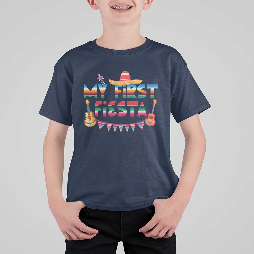 My First Fiesta T Shirt For Kid Baby Cinco De Mayo Mexican Fiesta Outfit