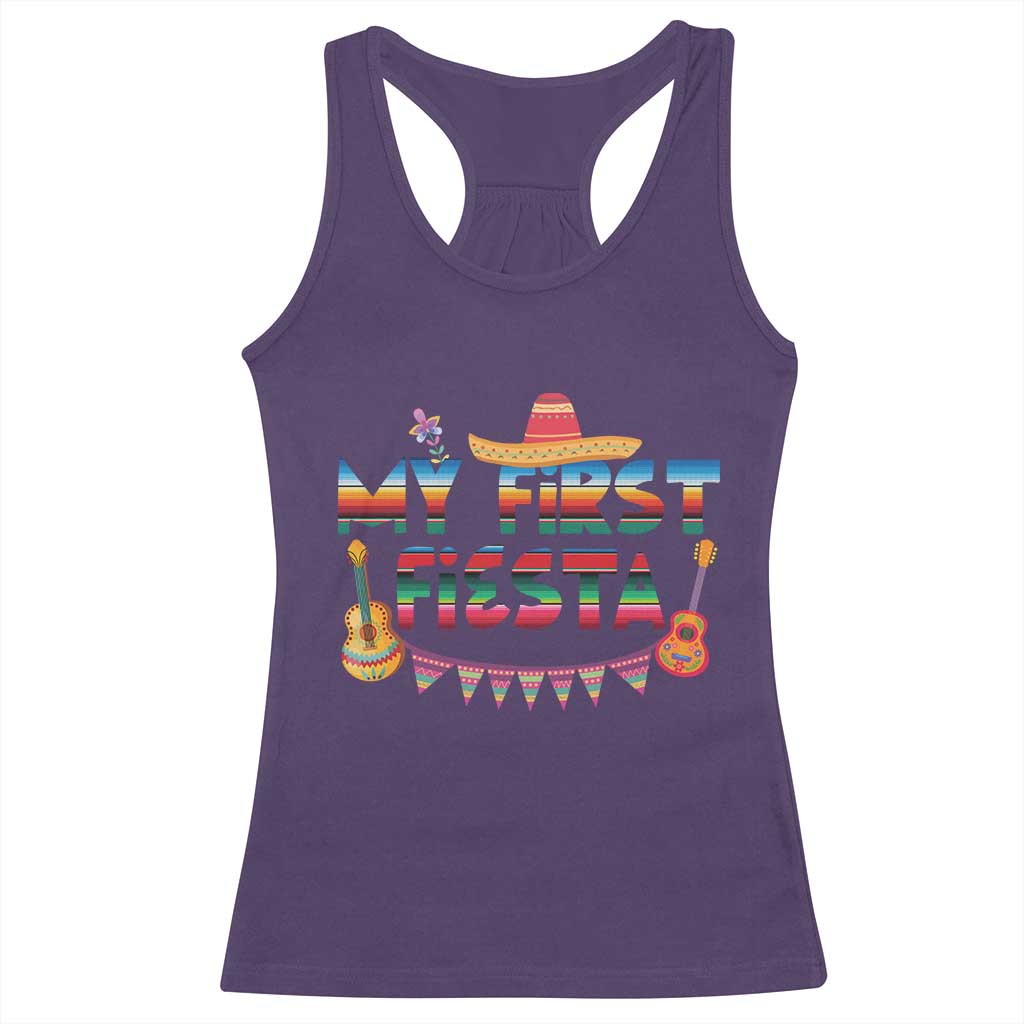 My First Fiesta Racerback Tank Top Baby Cinco De Mayo Mexican Fiesta Outfit