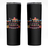 My First Fiesta Skinny Tumbler Baby Cinco De Mayo Mexican Fiesta Outfit